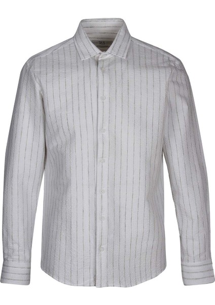 Cotton Slim Mint Yeşili Erkek Gömlek GM1008400310