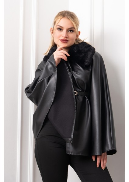 Luxury Winter Faux Leather Panço 2615 modelleri