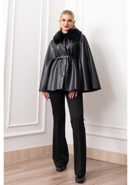 Luxury Winter Faux Leather Panço 2615 fırsatları