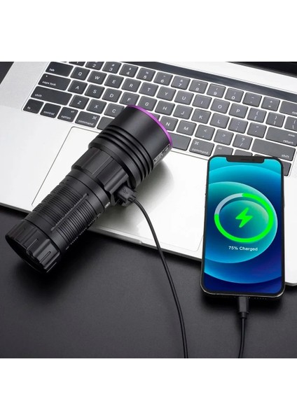 Profesyonel 90WATT Uv 365NM Değerli Taş Tespit Powerbank & LED Fener indirimleri