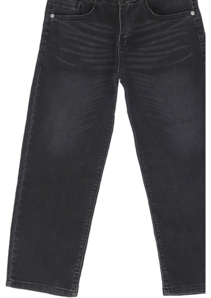Erkek Çocuk Esnek Belli Likralı Geniş Kesim Jean Pantolon 13-17 Yaş 12367 fiyatları