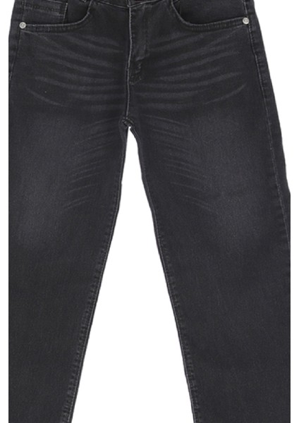 Erkek Çocuk Esnek Belli Likralı Geniş Kesim Jean Pantolon 13-17 Yaş 12367 modelleri