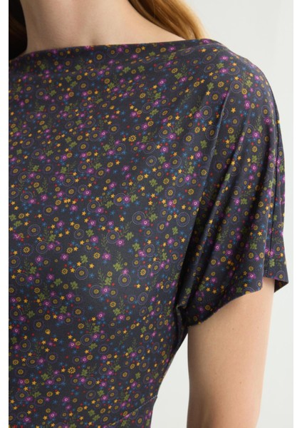 Desenli Uzun Örme Elbise Emp.murdum 124L9294003 fiyatları