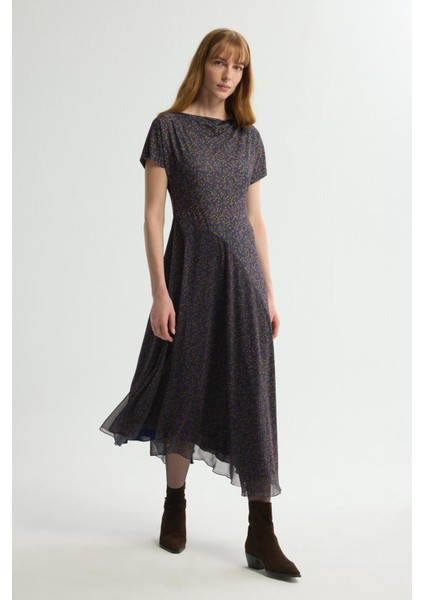 Desenli Uzun Örme Elbise Emp.murdum 124L9294003 modelleri