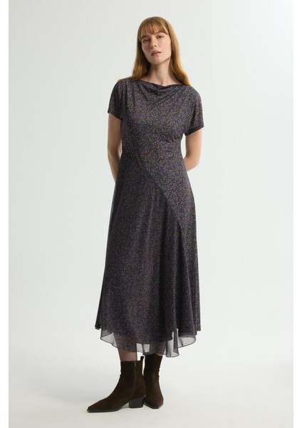 Desenli Uzun Örme Elbise Emp.murdum 124L9294003 indirimleri