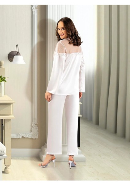 Premium Seri Rahat Geniş Salaş Seksi Fantezi Şık Kadın Sima Ikili Saten Gecelik Takımı fiyatları