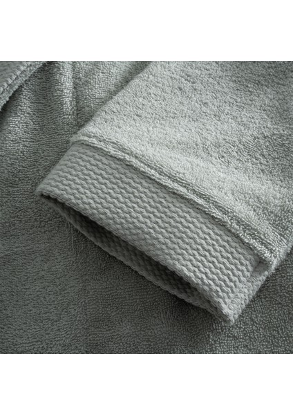 Lara Kadın Bornoz %100 Pamuk Jakarlı Yeşil modelleri