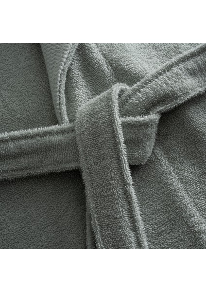 Lara Kadın Bornoz %100 Pamuk Jakarlı Yeşil fırsatları