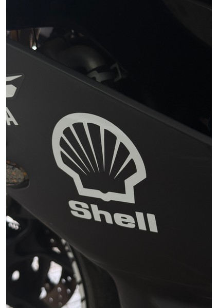 Motor-Araba-Laptop Için Beyaz Shell Sticker ( 8,5CMX10CM) 1 Adet modelleri