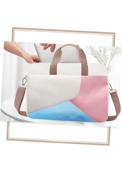 Tcl Nxtpaper 14 Inch Için Tablet Çantası 2 Bölmeli AL4227 Krem Pembe Mavi fırsatları