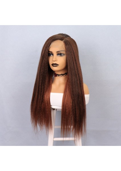 Kızıl Kahve Yaki Afro Peruk modelleri