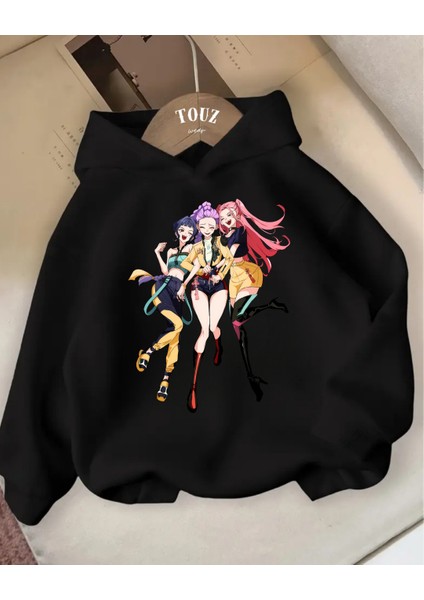 Young Kpop Demon Hunters 3 Iplik Kalın Sweet Hoodie