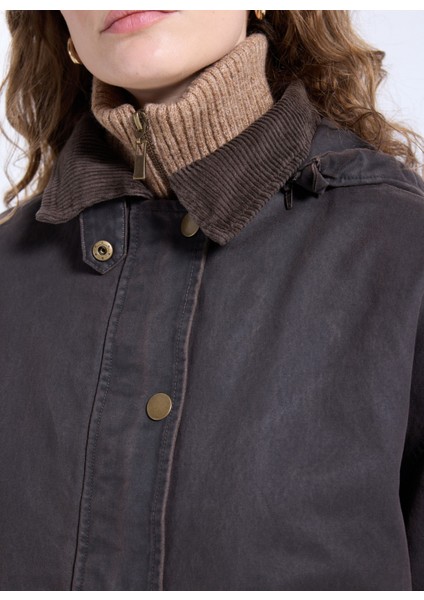 Kahve Kadın Mont J5WL-MNT7152 indirimleri