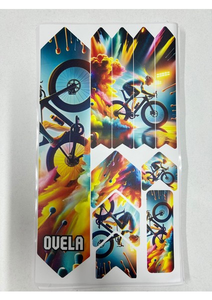 Kadro Sticker Seti Yol Bisiklet