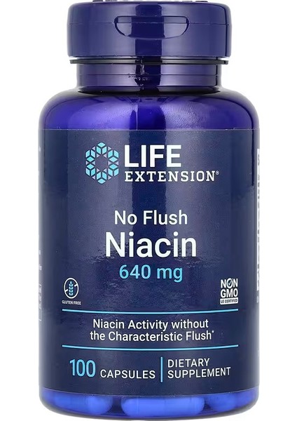 No Flush Niacin 100 Capsules