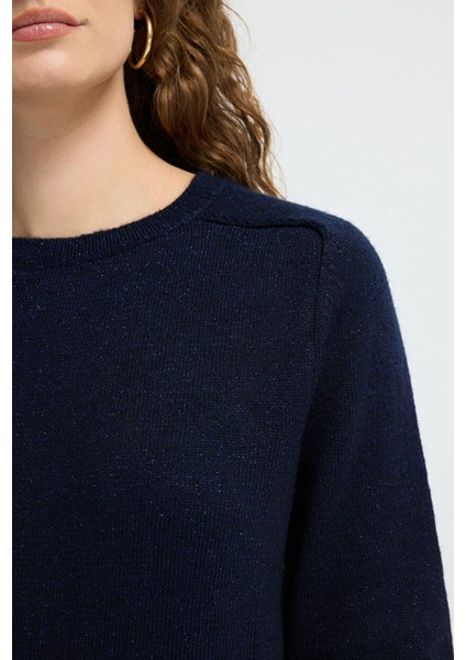 Bisiklet Yaka Triko Kazak Lacivert 13945645000 fiyatları