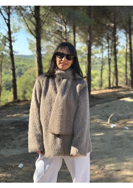 Kahverengi Kürk Atkılı Ceket indirimleri