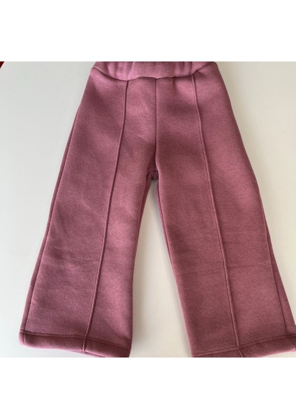 BRK2316 Kız Çocuk 3 Iplik Gül Kurusu Eşofman Takımı indirimleri