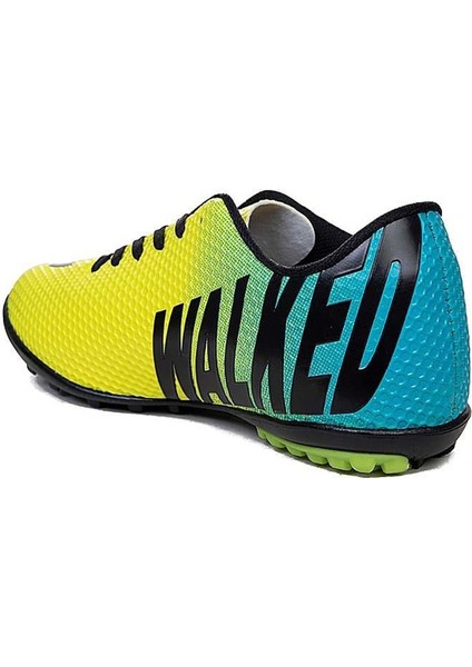 Wlk Sarı Turkuaz Büyük Numara Erkek Halısaha modelleri