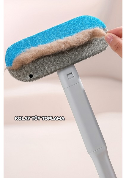 Çok Fonksiyonlu Tüy Toplayıcı - Ekstra Detay Tüy Toplayıcılı - Yardımcı Fırçalı - Tüm Yüzeyler indirimleri