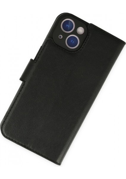 iPhone 14 Plus Kılıf Trend S Plus Kapaklı Kılıf - Siyah (K95) fiyatları