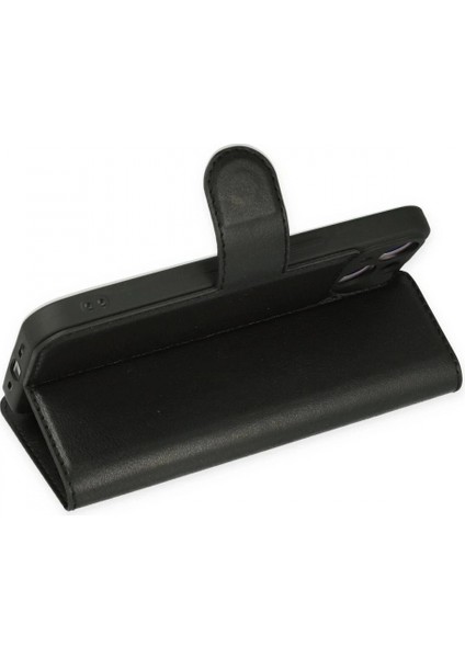 iPhone 14 Plus Kılıf Trend S Plus Kapaklı Kılıf - Siyah (K95) modelleri