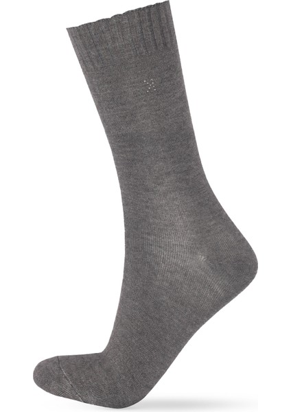 Kadın 3'lü Paket Melissa Modal Soket Çorap Antrasit -Pudra Pembe-Gri Melanj