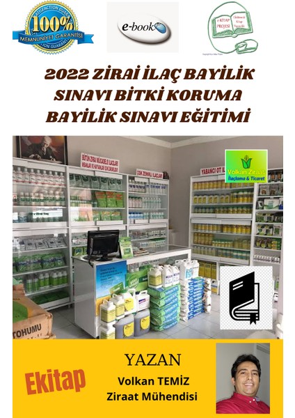Sınavı Tek Seferde Kazanın! 2025 Zirai Kimyasal Bayilik Sınavı Tamamı Çözümlü 1000 Soru Bankası ve Konu Anlatımı Seti