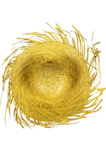 Tropikal Parti Sarı Hasır Hawaii Şapkası indirimleri