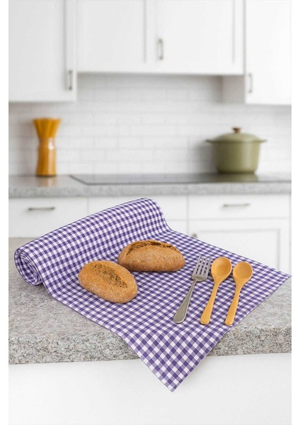 Zefir Desen Sofra Bezi Masa Örtüsü 170 x 170 cm Lila fiyatları