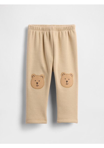 Bebek Krem Pull-On Cozy Astarlı Pantolon