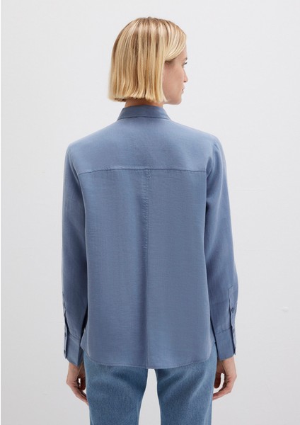 Mavi Tencel Tm Liyosel Gömlek 1211373-70728 fırsatları