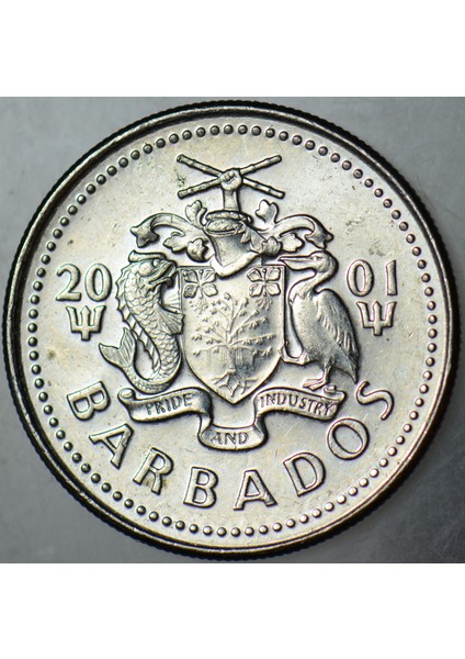 Barbados 25 Cent 2001. Yel Değirmeni Temalı. Çilaltı. modelleri