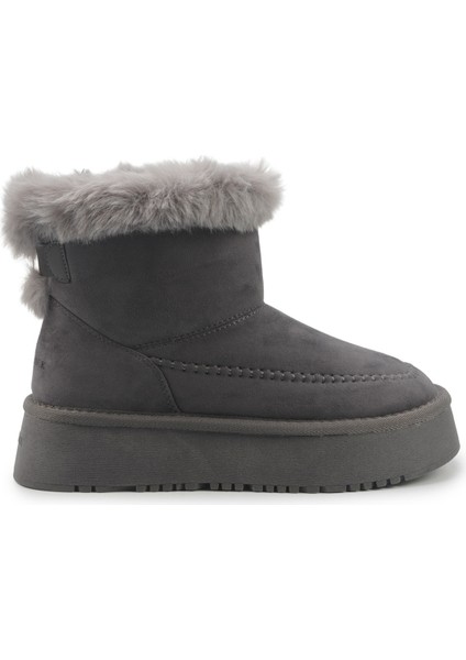 Pulına 5pr Grı Kadın Kar Botu