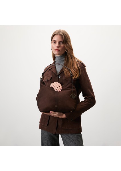 Tiora Kahve Kadın Süet Ceket fiyatları