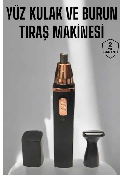 Tıraş Makinesi Kulak Burun ve Yüz Temizleyici Şarjlı Mini