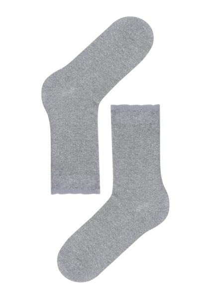 Kadın Shine Soket Çorap Silver modelleri