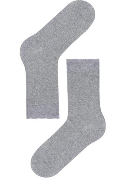 Kadın Shine Soket Çorap Silver