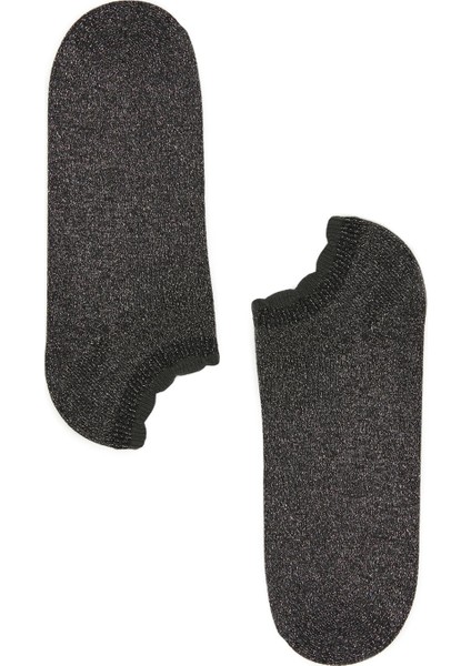 Kadın Shine Patik Çorap Antrasit