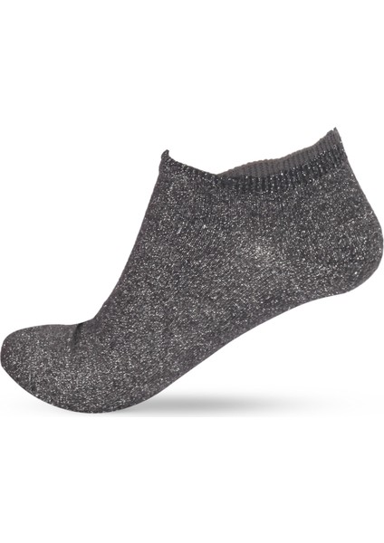 Kadın Shine Patik Çorap Antrasit fırsatları
