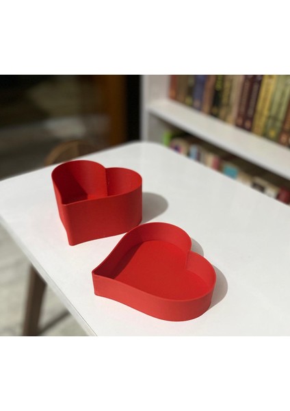 ❤️ Kırmızı Kalp Şeklinde Takı Kutusu – Şık ve Zarif Tasarım fiyatları
