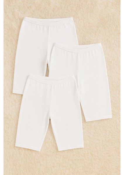 Kadın Giyim Pamuklu & Modal 3 Adet Diz Üstü Tayt LL.K41.O33.001