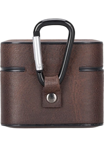 Casquet Apple Airpods 3.nesil Uyumlu Deri Kılıf Ro6 Kahverengi modelleri