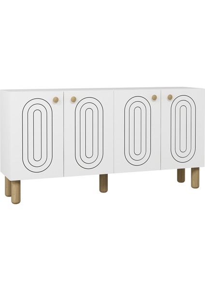 8202-1CT KB150 Konsol, Tv Ünitesi Beyaz-Safirmeşe indirimleri