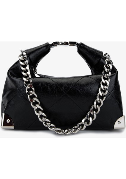 Kadın Suni Deri Siyah Omuz Çanta 921 27163 Bn Cnt SK25-26 Sıyah