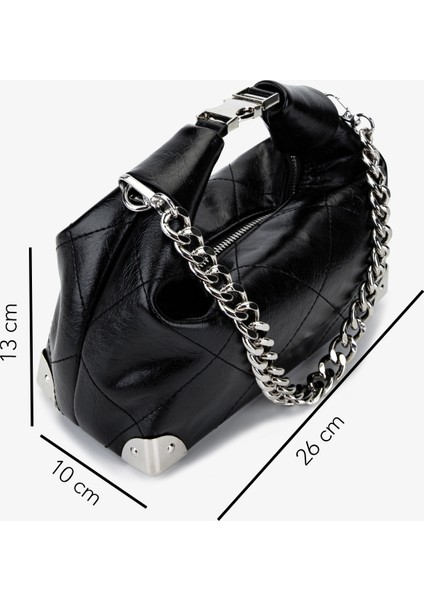 Kadın Suni Deri Siyah Omuz Çanta 921 27163 Bn Cnt SK25-26 Sıyah fiyatları