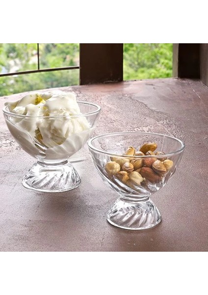 GRB27 Ayaklı Cam Kase 6'lı