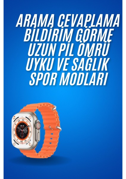 Ultra Akıllı Saat 49 mm Çift Kordonlu Arama Cevaplama Bluetooth Bağlantılı - MCT5337-4550 fiyatları