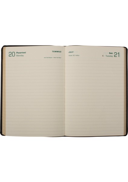 Ece-Kemer Siyah Çizgili Günlük 14X20 2026 fırsatları