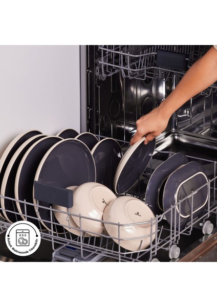 Earth Collection Terra 36 Parça 8 Kişilik Yemek Takımı Antrasit